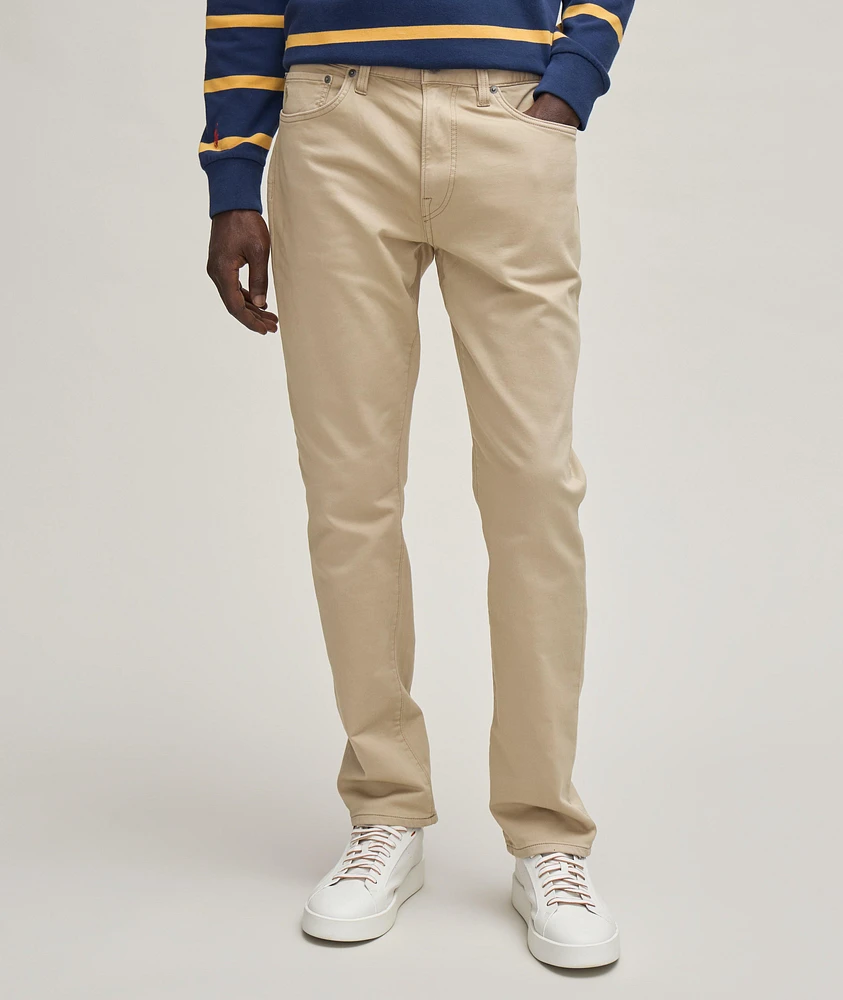 Stretch-Cotton Pants
