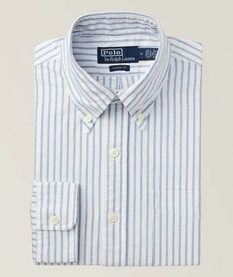 Striped Oxford Cotton Sport Shirt