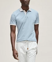 Contrast Tipped Cotton Polo