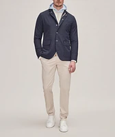 Platinum Collection Mixed Material Sport Jacket