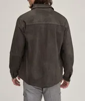 Brera Suede-Leather Overshirt