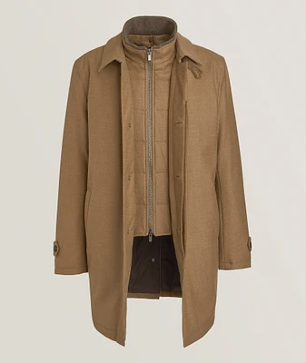 Vittorio Stretch-Wool Coat
