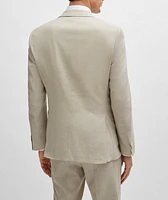 Hopsack Weave Wool-Blend Suit