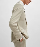 Hopsack Weave Wool-Blend Suit