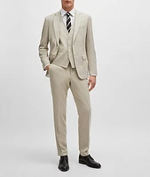 Hopsack Weave Wool-Blend Suit