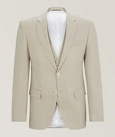 Hopsack Weave Wool-Blend Suit