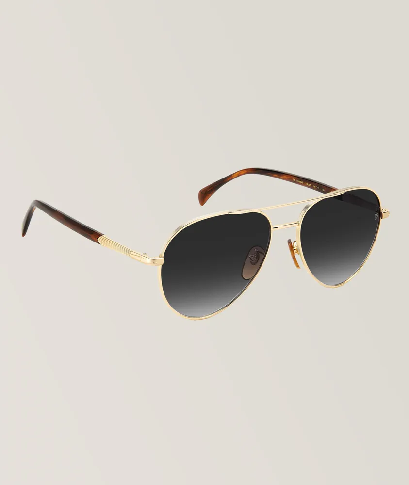 Horn Aviator Sunglasses