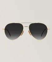 Horn Aviator Sunglasses