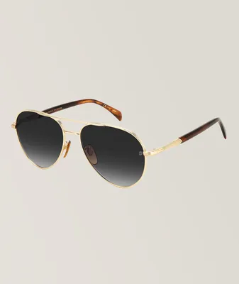 Horn Aviator Sunglasses