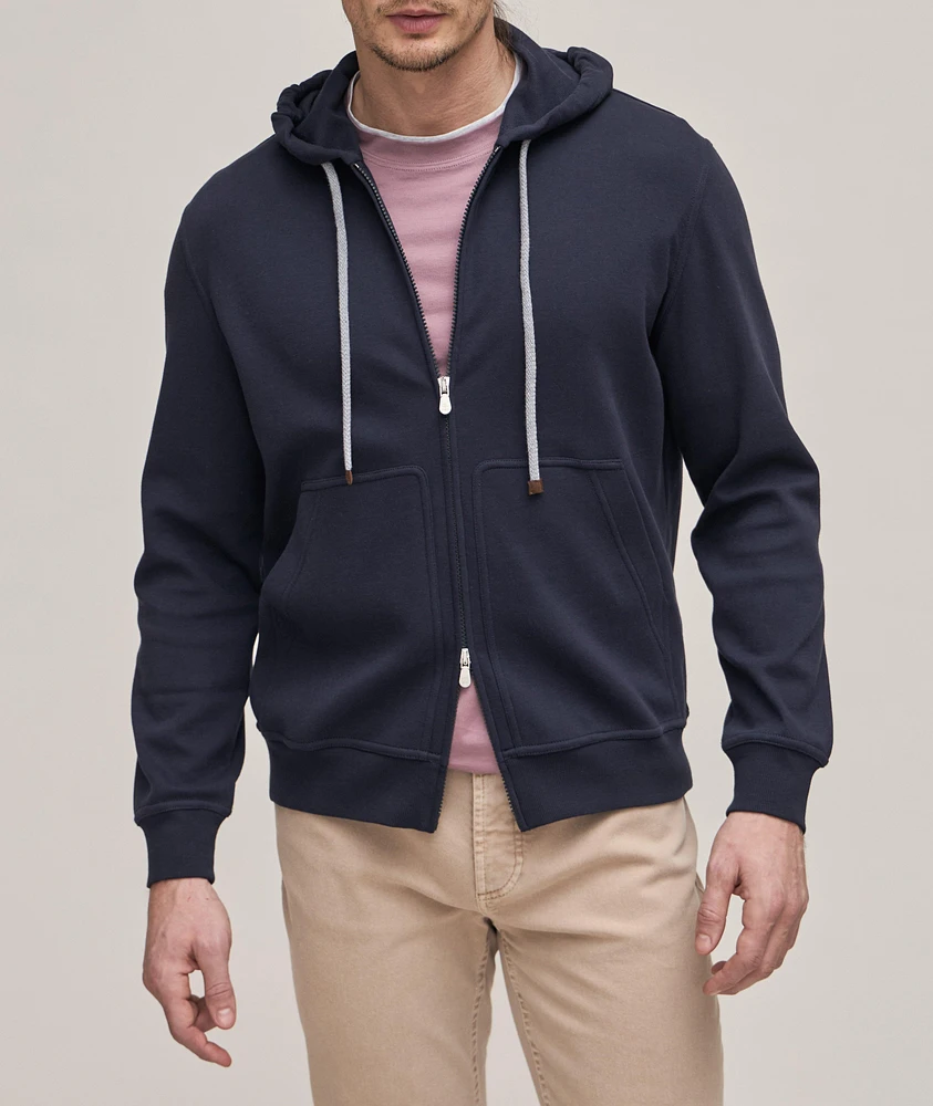 Full-Zip Hooded Sweater