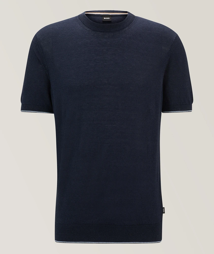 Tramonte Linen-Blend T-Shirt