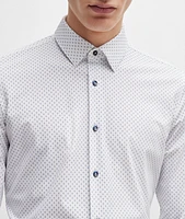 Hank Printed Performance-Stretch Sport Shirt