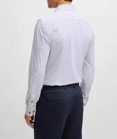 Hank Printed Performance-Stretch Sport Shirt