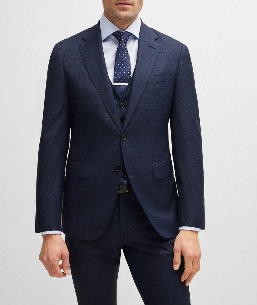 Harvers Virgin Wool Three-Piece Suit