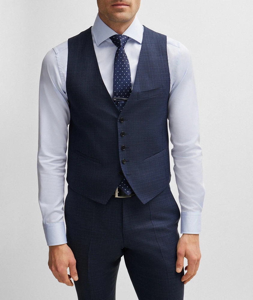 Harvers Virgin Wool Three-Piece Suit