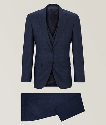 Harvers Virgin Wool Three-Piece Suit