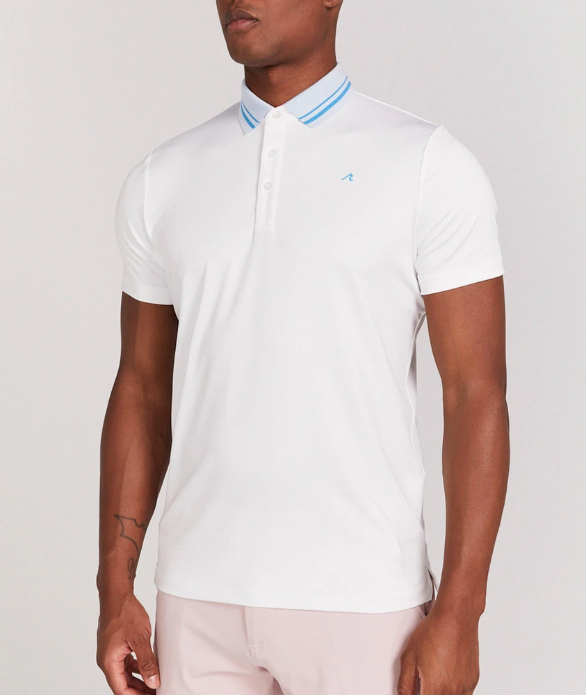 Cadman Contrast Tipped Collar Polo
