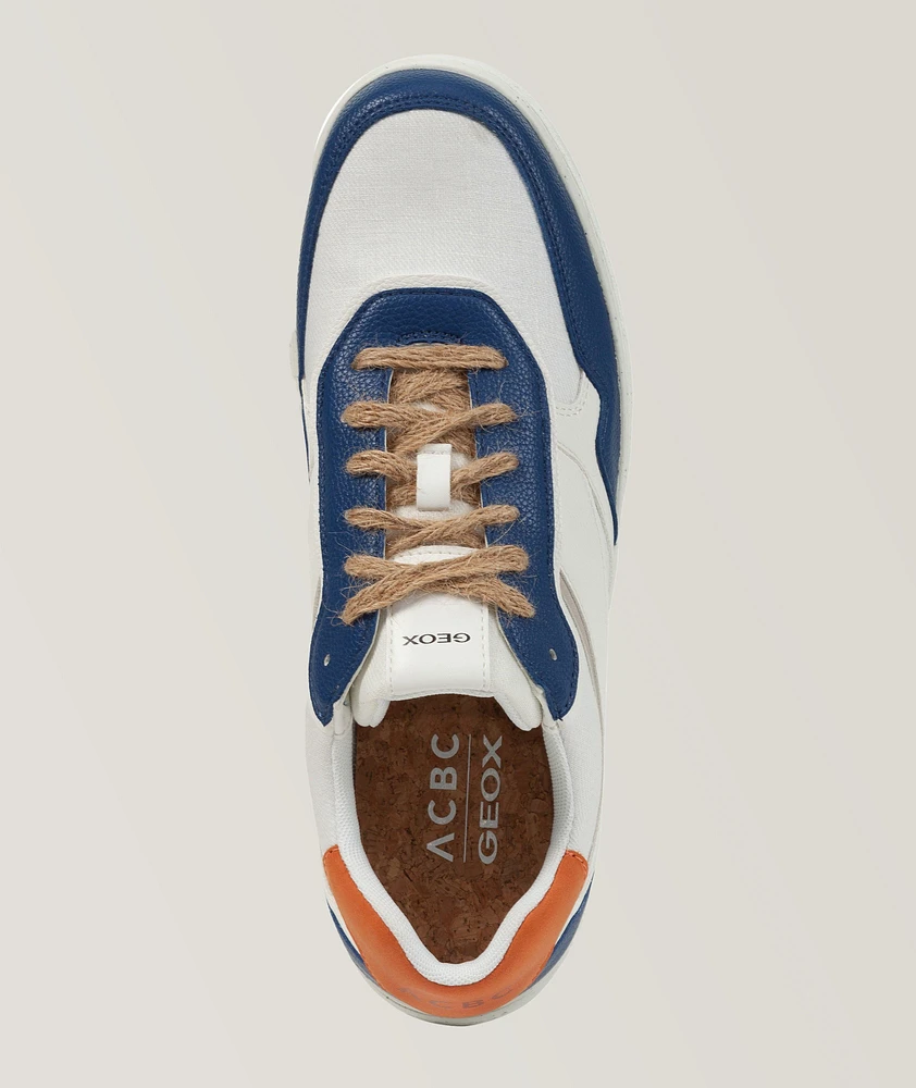 Warren Mixed Material Sneakers