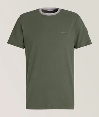 Mock-Layer Cotton T-Shirt