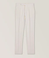 Silk-Linen Creased Pants