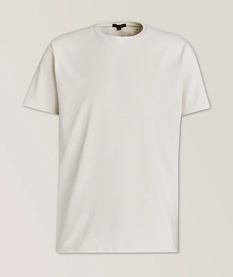 Micro Diamond Stretch-Pima Cotton T-Shirt