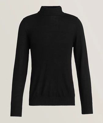 Merino Wool Mock Neck Sweater