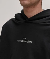 Reverse Logo Cotton Hooded Sweater