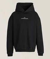 Reverse Logo Cotton Hooded Sweater