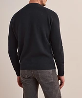 Ribbed Merino Wool-Blend Crewneck Sweater