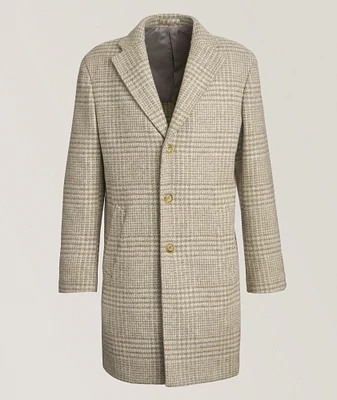 Glen Check Wool-Cashmere Overcoat