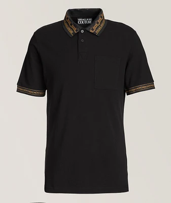 Baroque Chain Cotton-Blend Polo