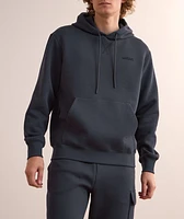 Cotton-Blend Drawstring Hooded Sweater