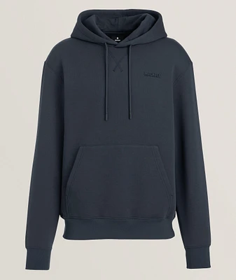 Cotton-Blend Drawstring Hooded Sweater