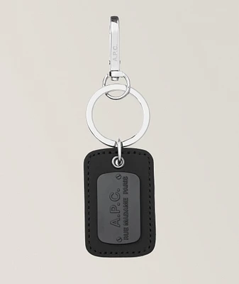 Faux Leather Keychain 