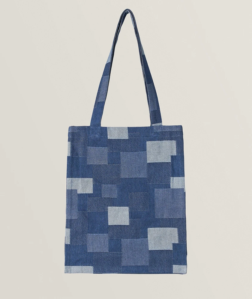 Lou Denim Patchwork Tote