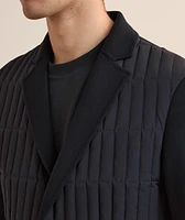 John Mixed-Media Quilted Jacket