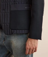 John Mixed-Media Quilted Jacket