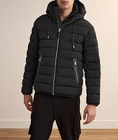 Jack Down Hooded Bomber Jacket