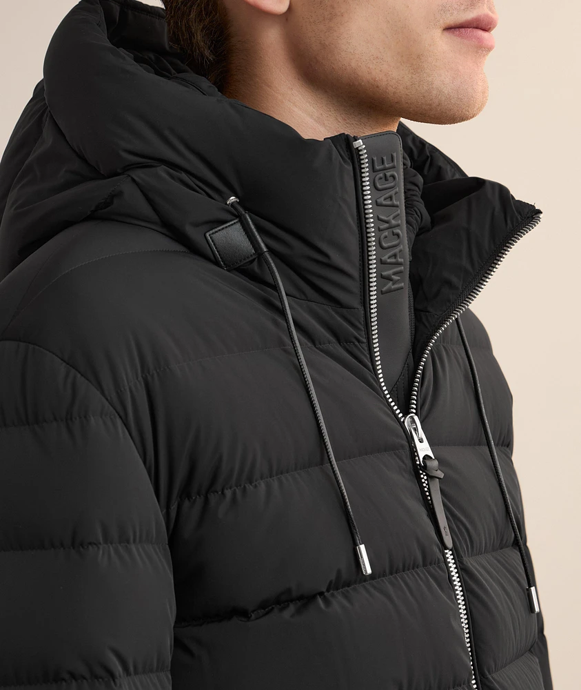 Jack Down Hooded Bomber Jacket