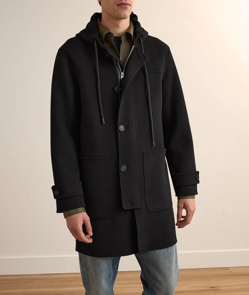 Joshua Double-Face Wool Long Duffle Coat