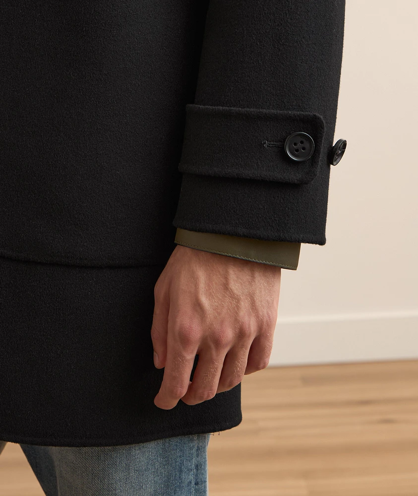 Joshua Double-Face Wool Long Duffle Coat
