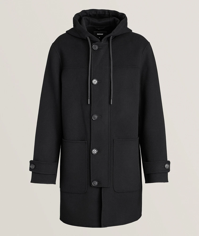 Joshua Double-Face Wool Long Duffle Coat