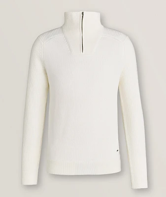 Thom Quarter-Zip Wool-Blend Sweater