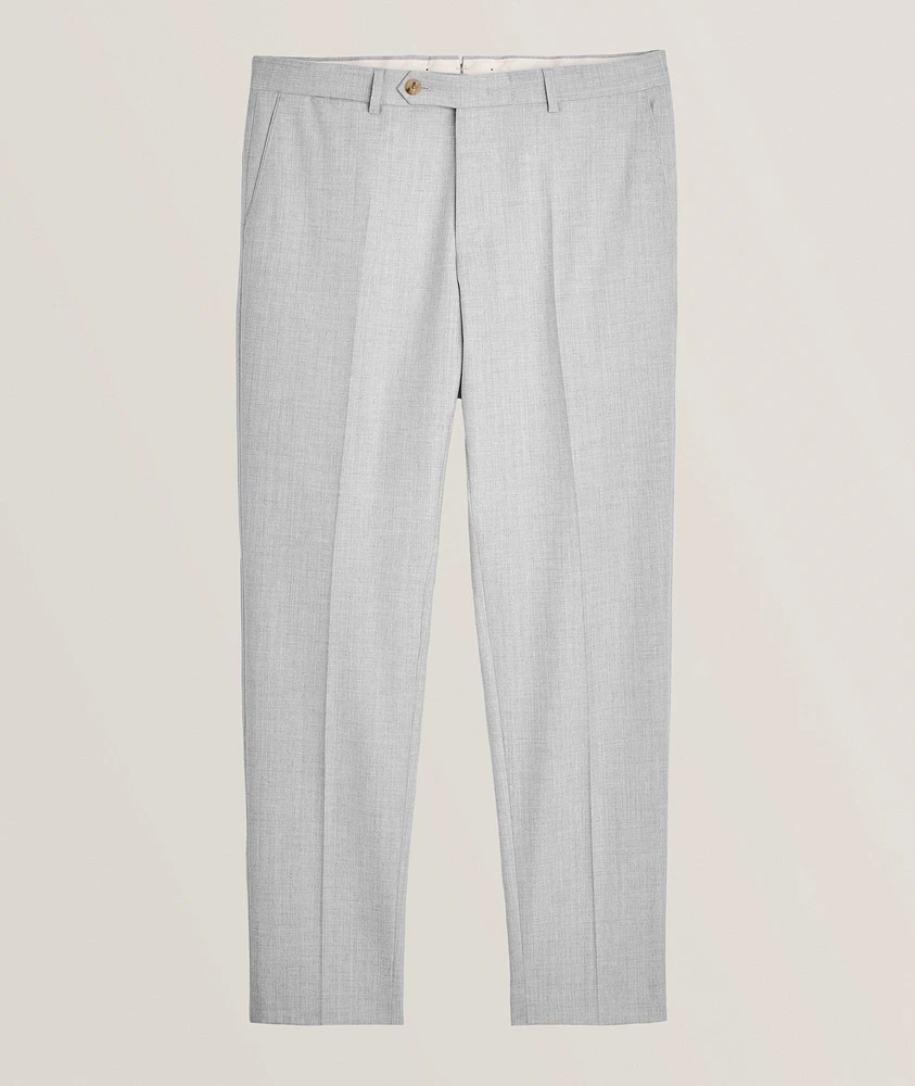 Santios Shaped Fit Pleated Wool Blend Pants