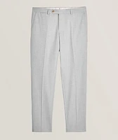Santios Shaped Fit Pleated Wool Blend Pants