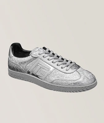 Swan Mirror Leather Sneakers