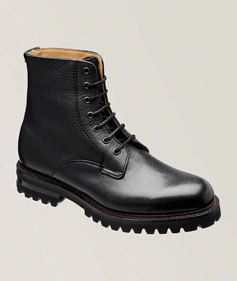 Coalport 2 Grain Leather Lug Boots