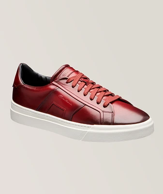 Burnished Nappa Leather Sneakers
