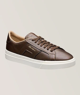 Grained Leather Sneakers