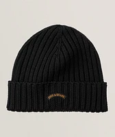 Embroidered Virgin Wool Toque